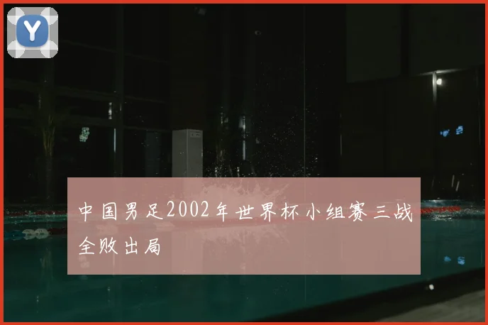 中国男足2002年世界杯小组赛三战全败出局